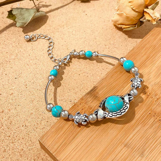 Dashingsoul Vintage Bohemian Turtle Bracelet