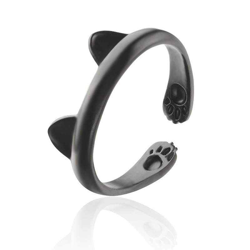 Simple Cute Cat Scratching Ring