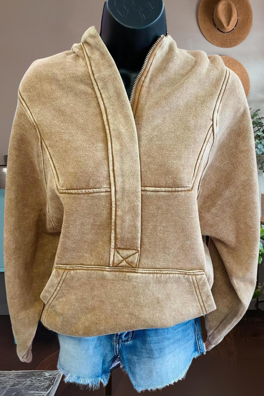 Mineral Washed Oversized Hoodie