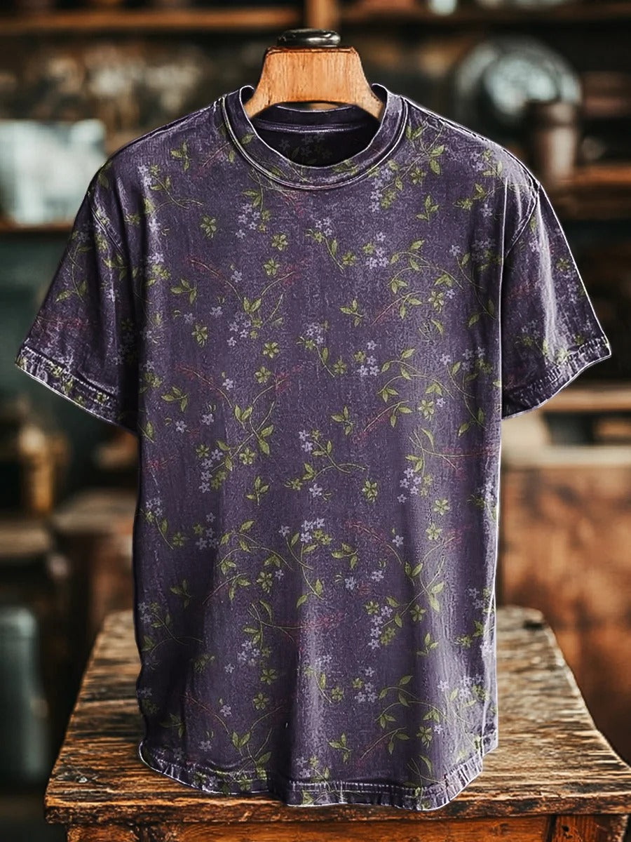 Retro Abstraction Art Print Casual Short Sleeve T-shirt