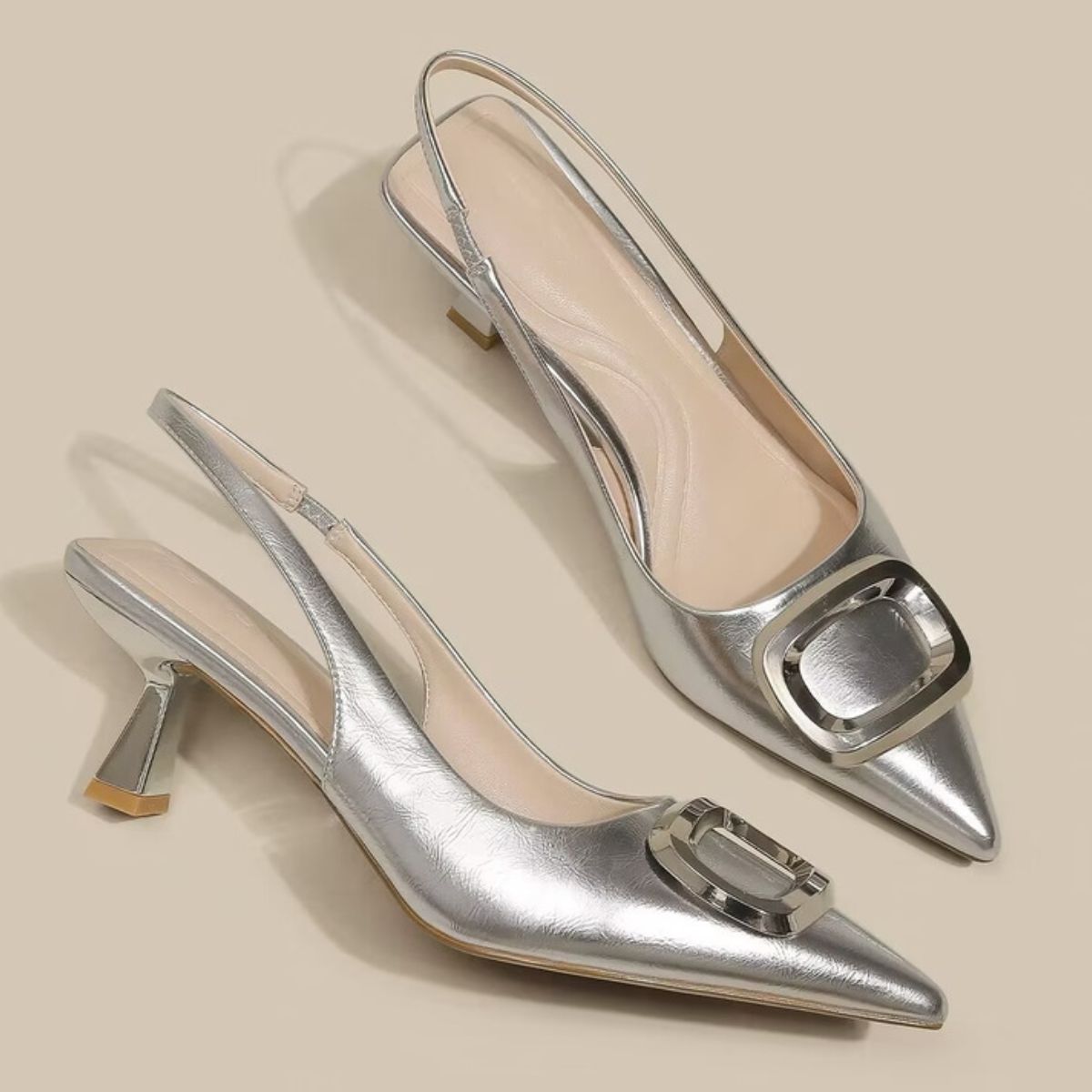 Slingback Pointed Toe Pumps