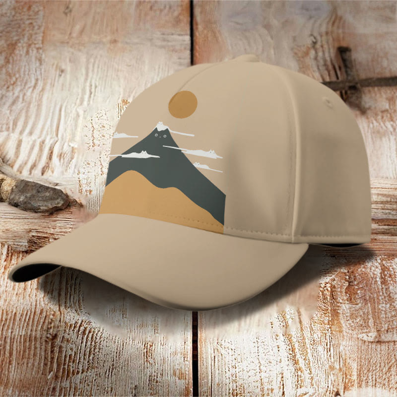 Dashingsoul Japanese Cat Art Print Cap