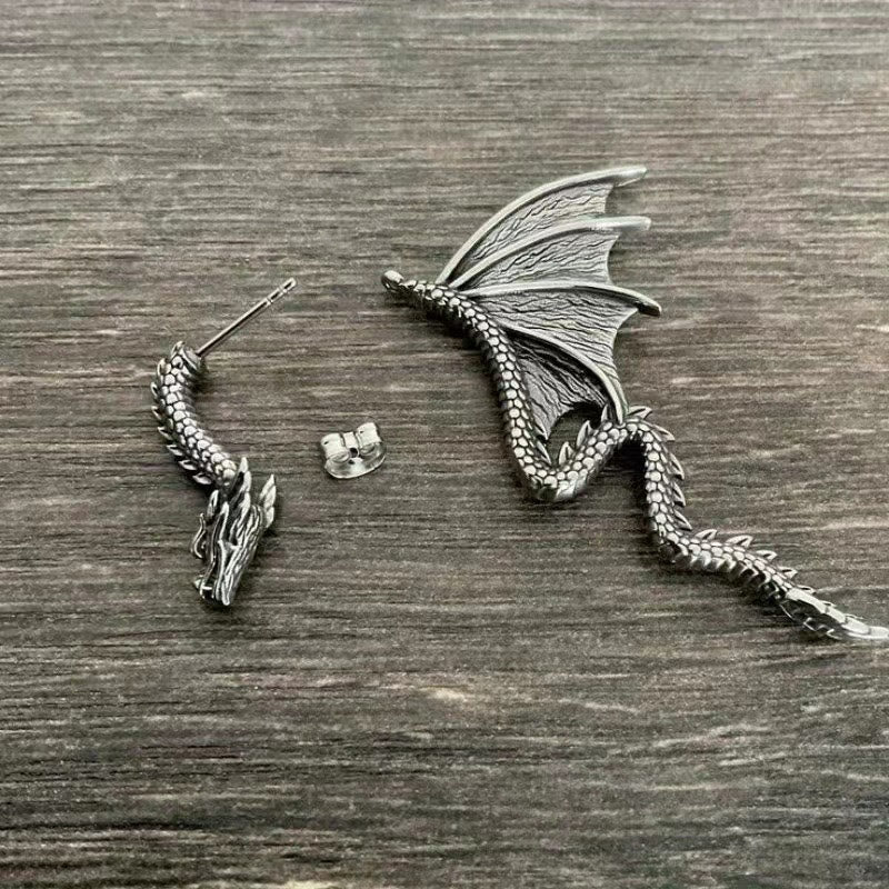 Dashingsoul Halloween Dark Punk Style Dragon Earrings