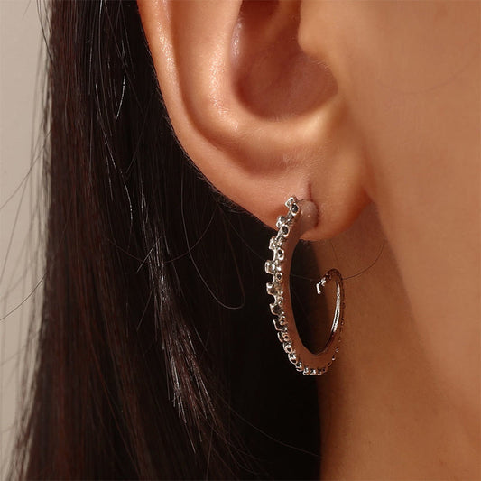 Dashingsoul Octopus Tentacles Distressed Earrings