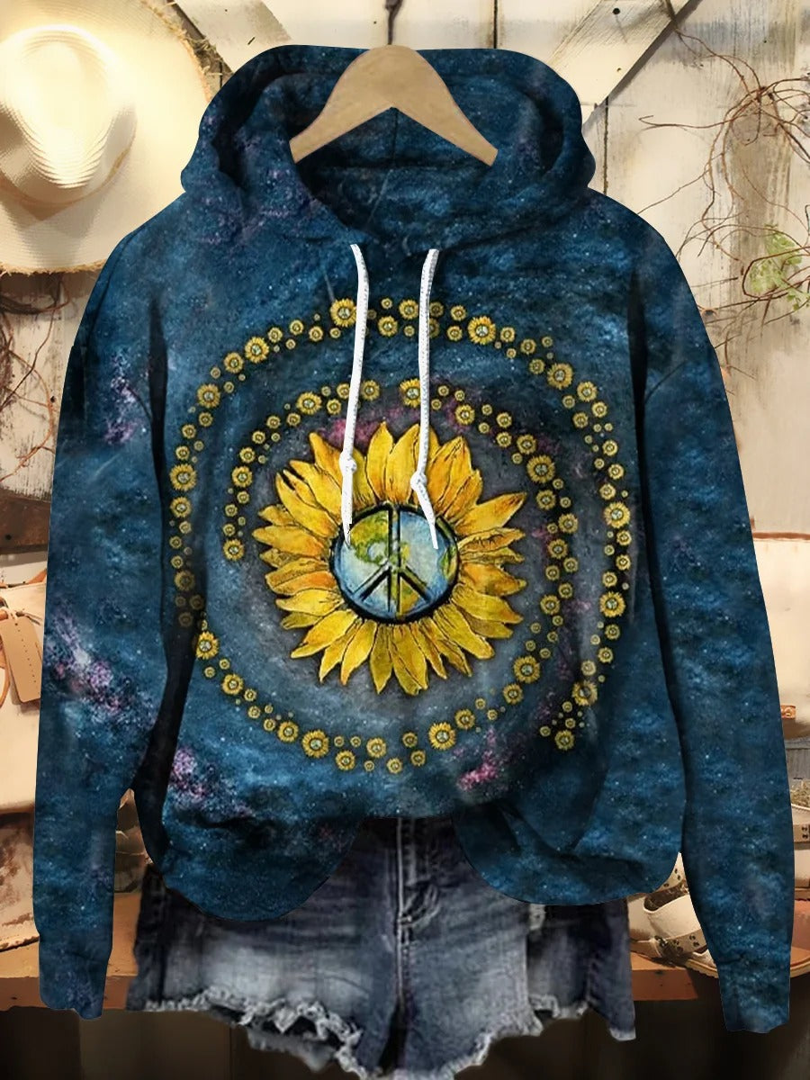 Hippie Tie Dye Art Print Casaul Short Sleeve T-shirt