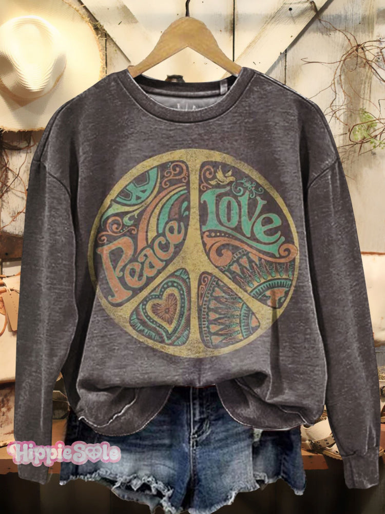 Women's Hippie Casual Sweatshirt