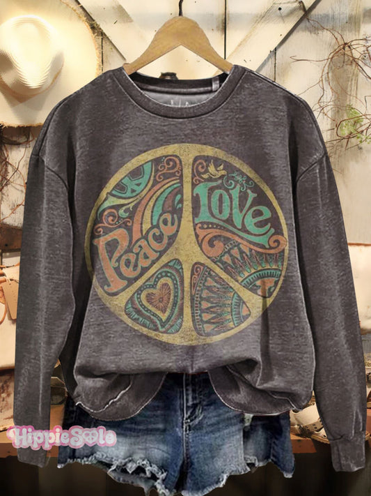 Women's Hippie Casual Sweatshirt